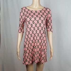 Juicy Couture Geometric Print Shift Dress S